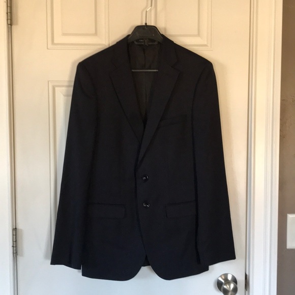 Men’s Zara basic navy blazer